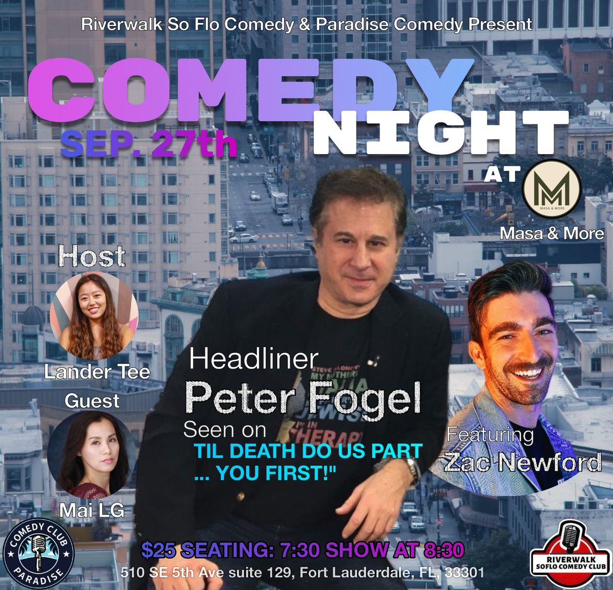 Riverwalk So Flo & Paradise Comedy Night