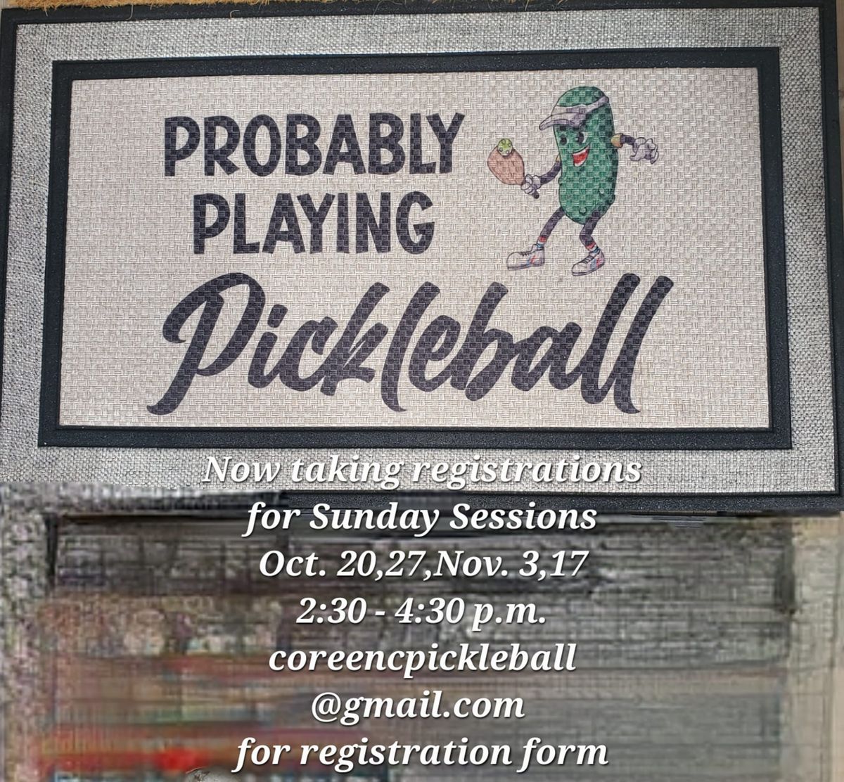 Beginner Sunday Pickleball Sessions