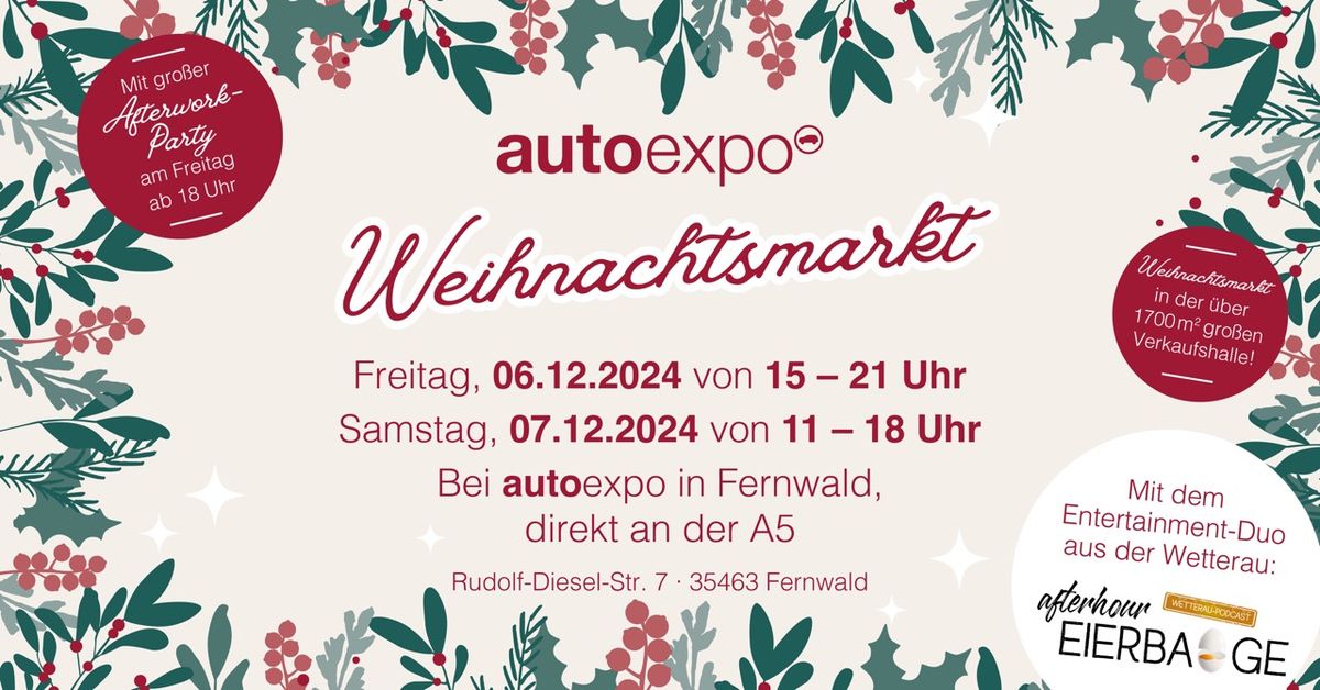 Weihnachtsmarkt bei autoexpo