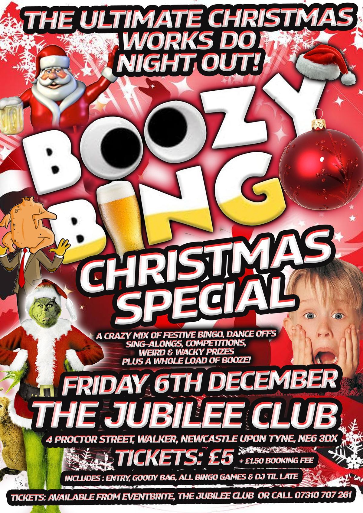 BOOZY BINGO - CHRISTMAS SPECIAL - NEWCASTLE