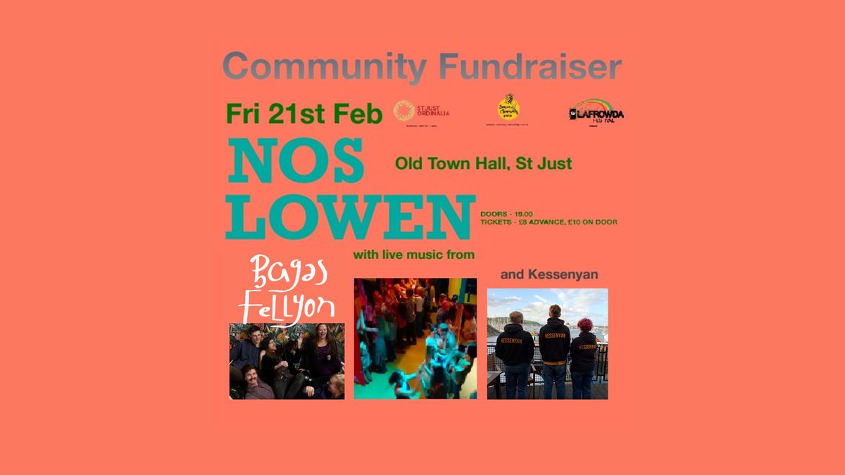 Community Fundraiser Nos Lowen with Bagas Fellyon & Kessenyan!