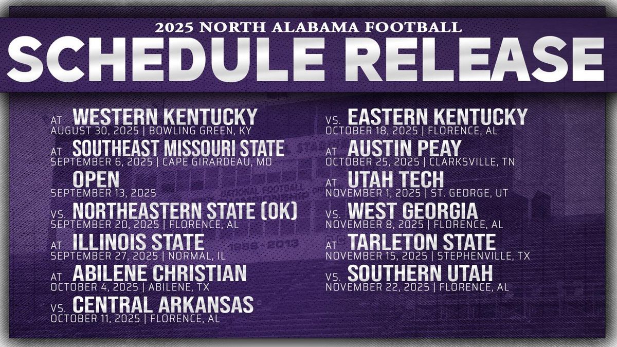North Alabama Lions at Utah Tech Trailblazers Football