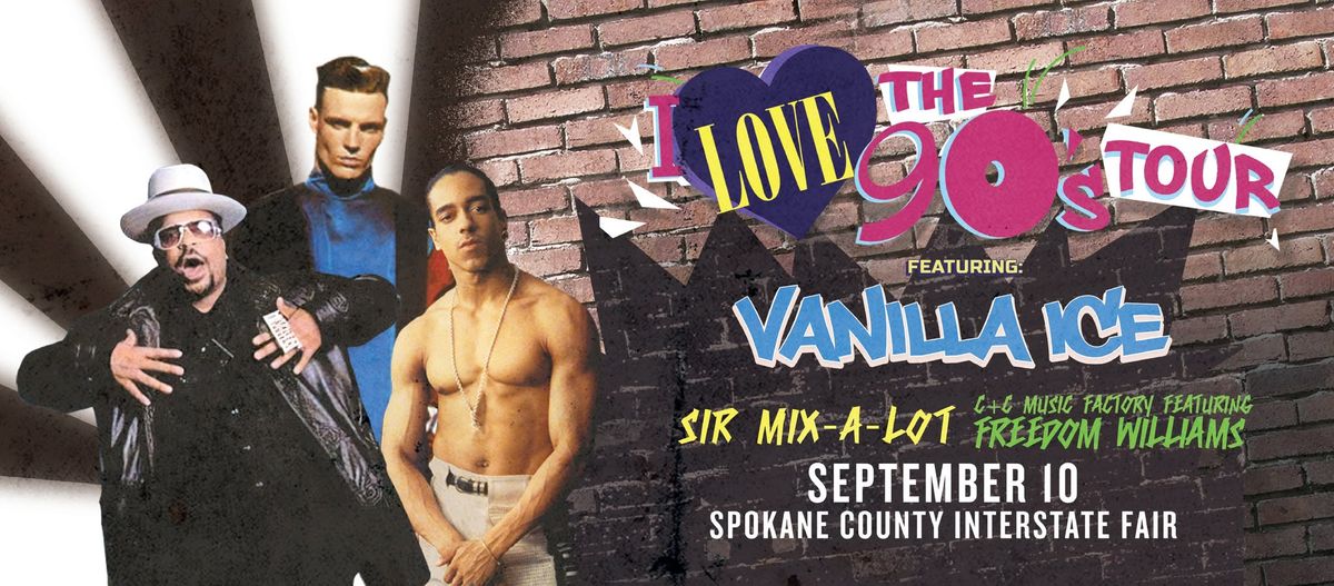 Vanilla Ice, Sir Mix-A-Lot, C&C Music Factory at the 2025 Spokane Fair!