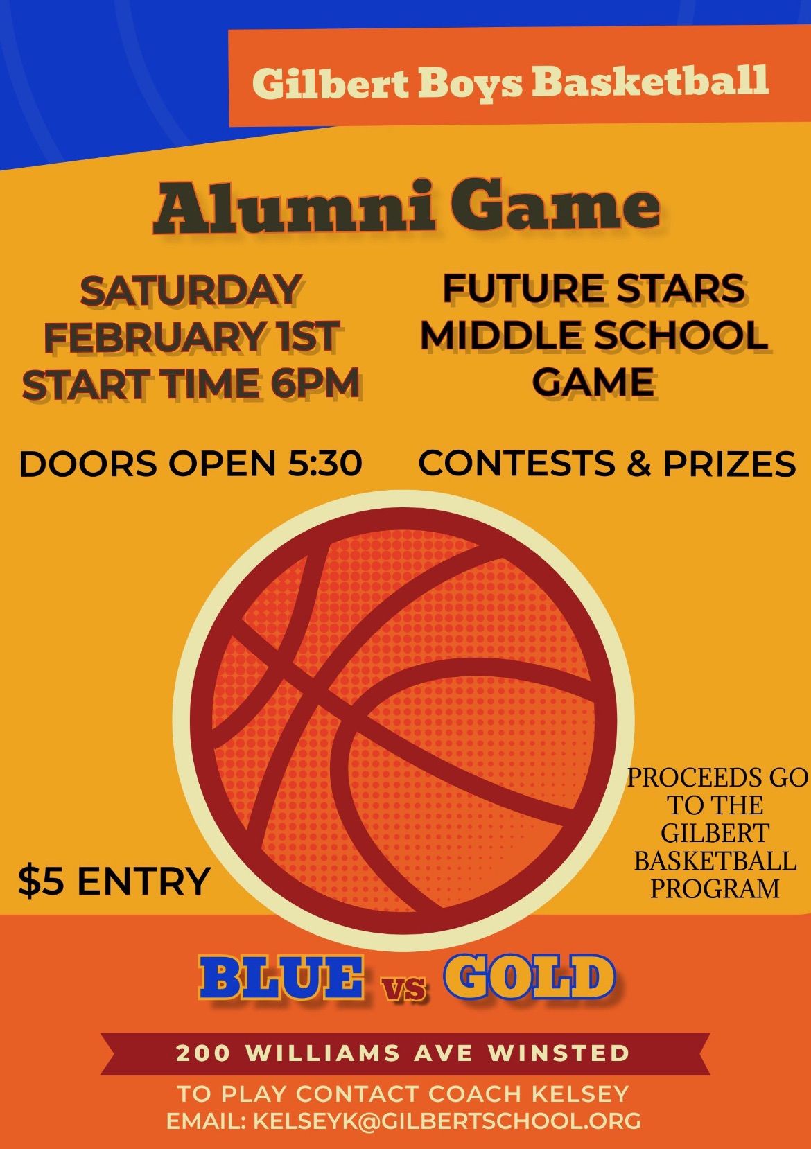 Gilbert Alumni Basketball Game