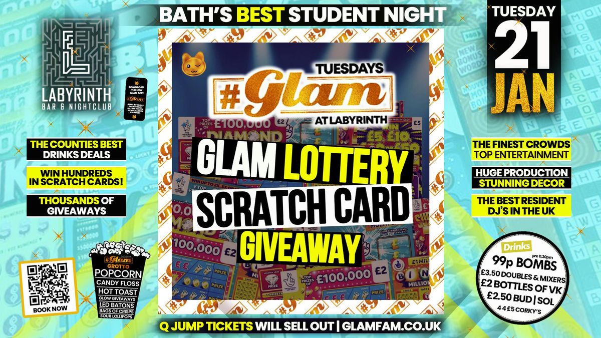 Glam - SCRATCH CARD GIVEAWAY \ud83d\udcb7 | Tuesdays at Labs \ud83d\ude3b