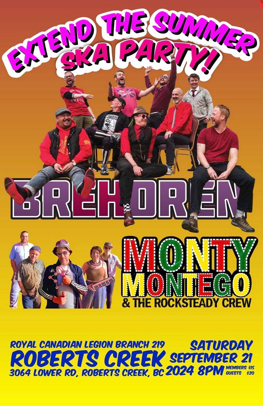 Brehren with Monty Montego - Extend the Summer Ska Party!