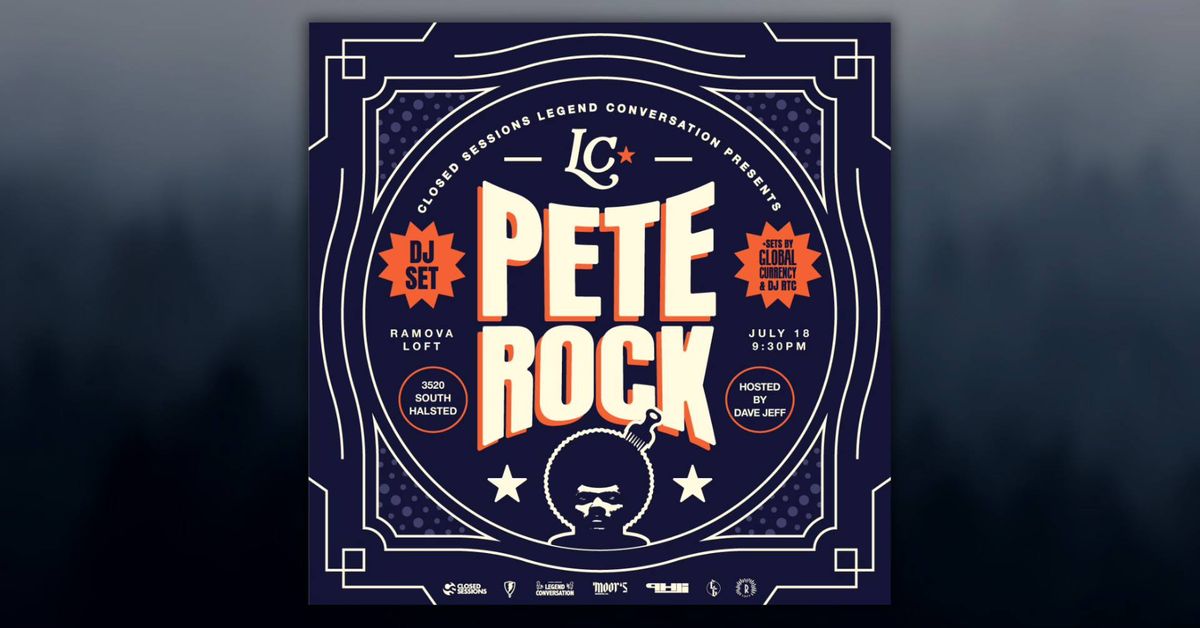 Legend Conversation #12 Ft. Pete Rock with Support from Global Currency & DJ RTC