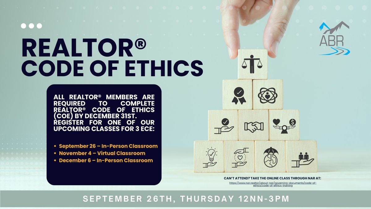 REALTOR\u00ae Code of Ethics