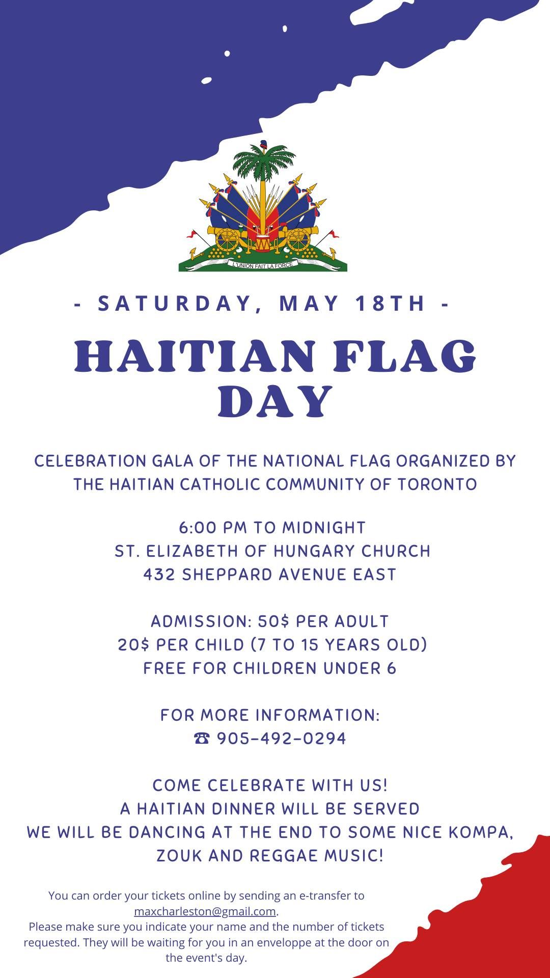 Haitian Flag Day - Let us celebrate together!