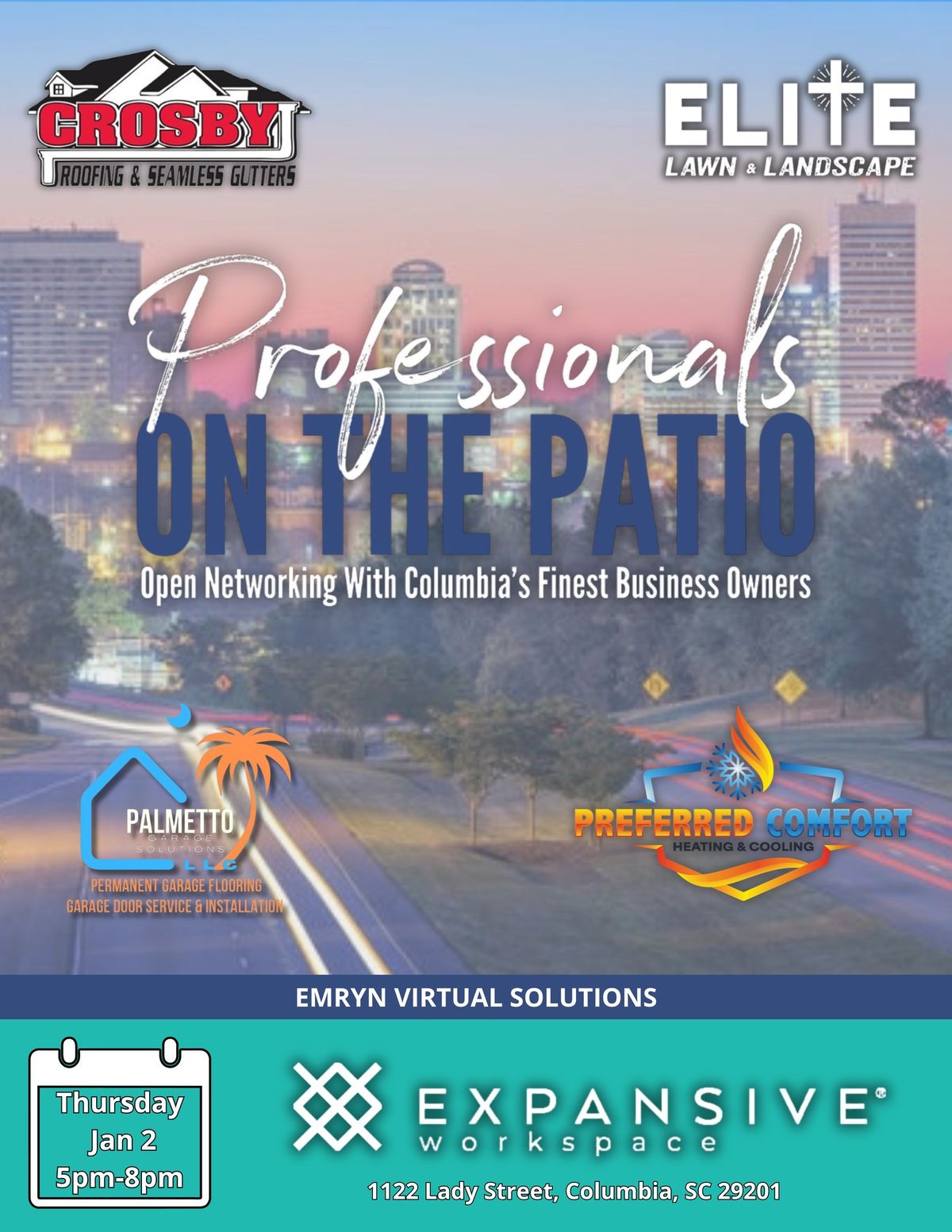 Professionals on the Patio- January 2