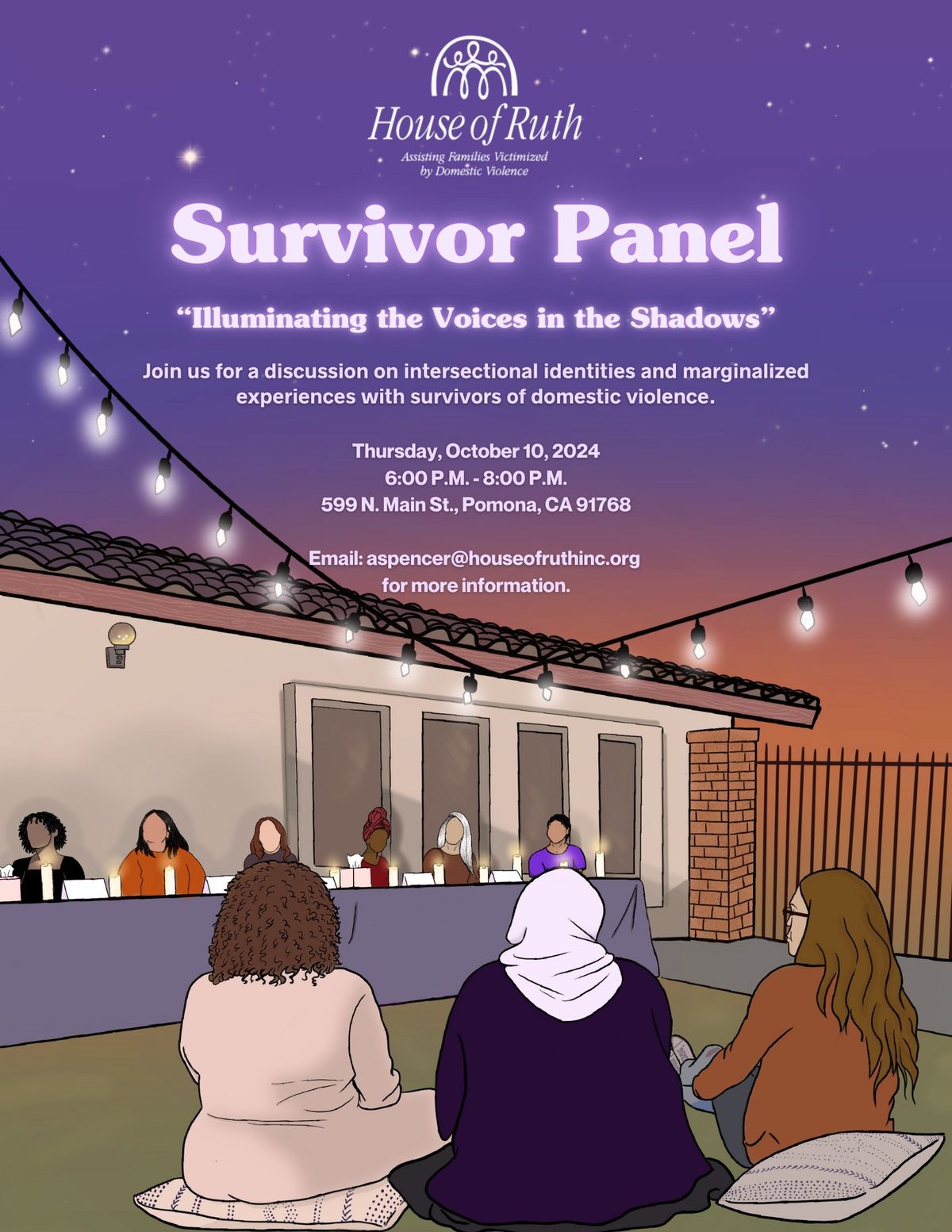 Survivor Panel: Illuminating the Voices in the Shadows