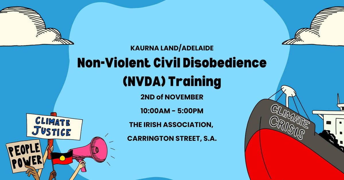 ADELAIDE\/Kaurna Country - Non-Violent Civil Disobedience (NVDA) Training