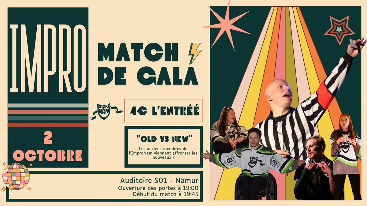 MATCH DE GALA - "OLD VS NEW" - match d'improvisation