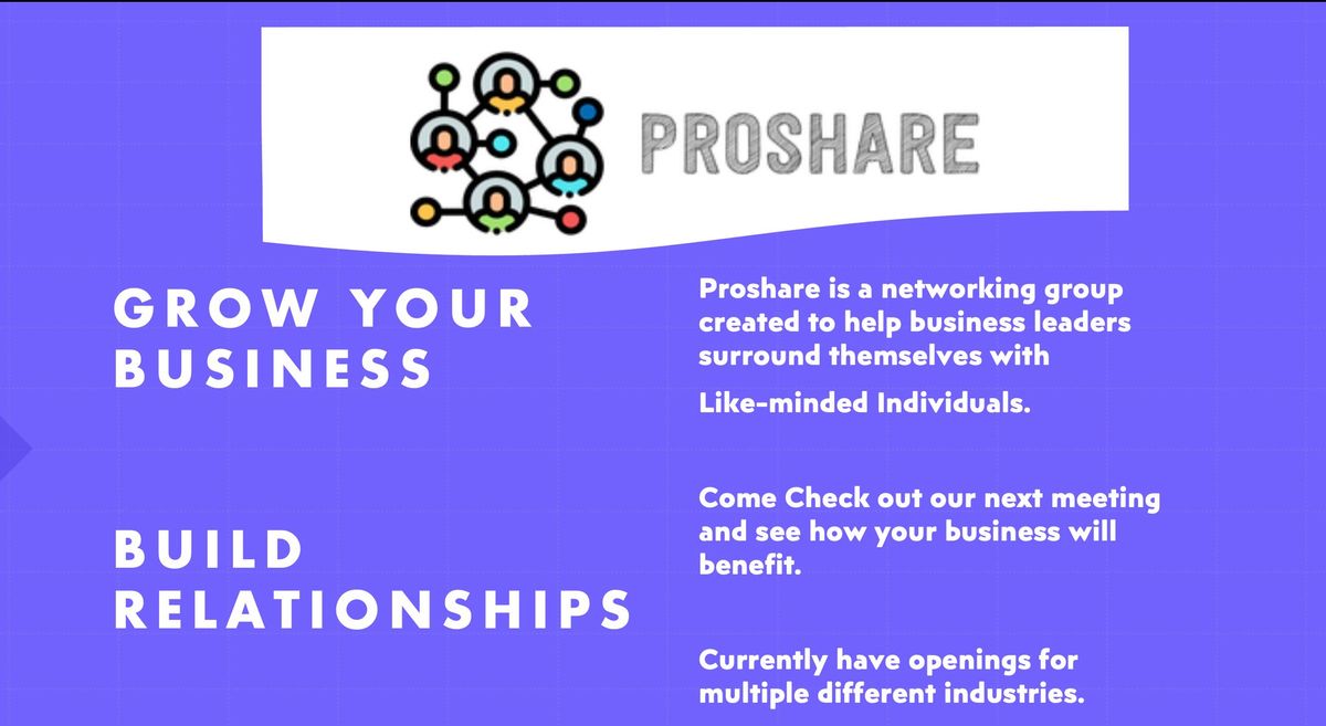 Proshare Networking Event