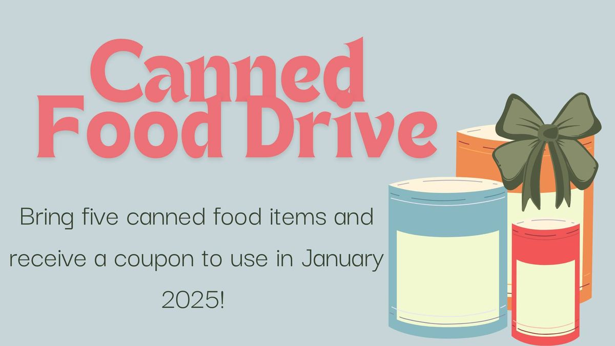 Franklin's Annual Canned Food Drive