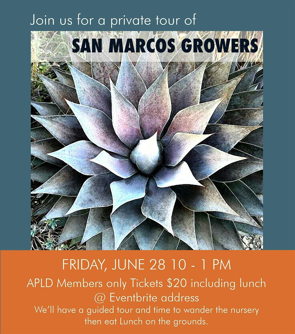 Guided tour of San Marcos Growers Nursery