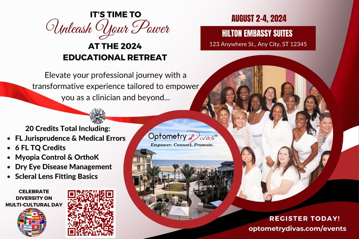 2024 Educational Retreat \u2013 Unleash Your Power \u2013 St. Augustine, FL