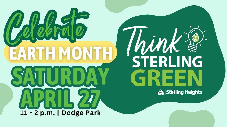 Think Sterling Green Earth Month