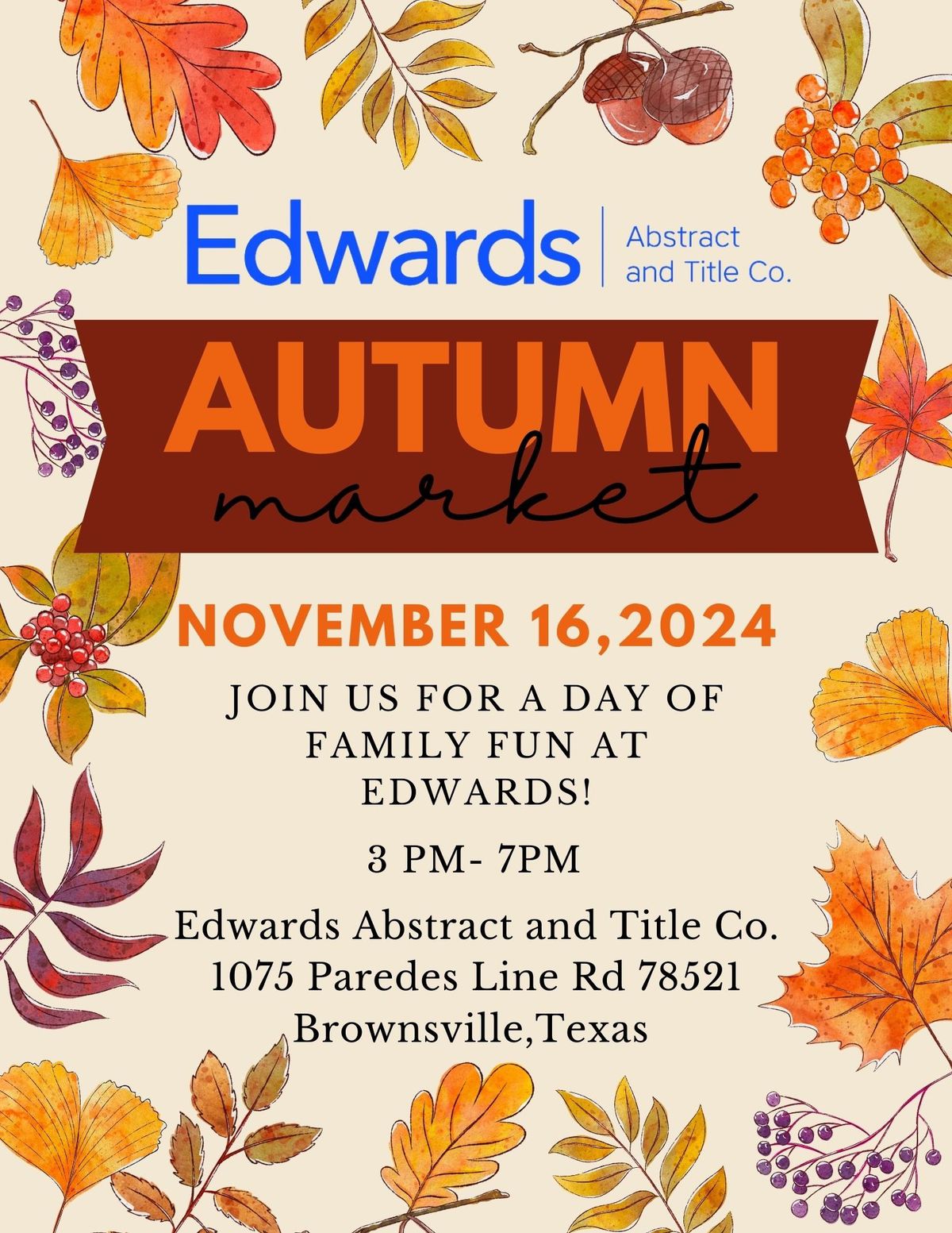 Edwards Autumn Market