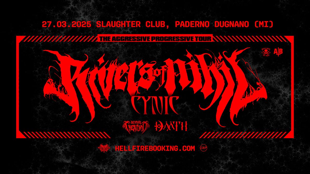 Rivers of Nihil, Cynic, Beyond Creation e Daath | Slaughter Club, Paderno Dugnano (MI)