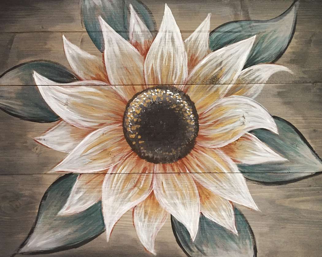 Sip and Paint: Sunflower Shimmer