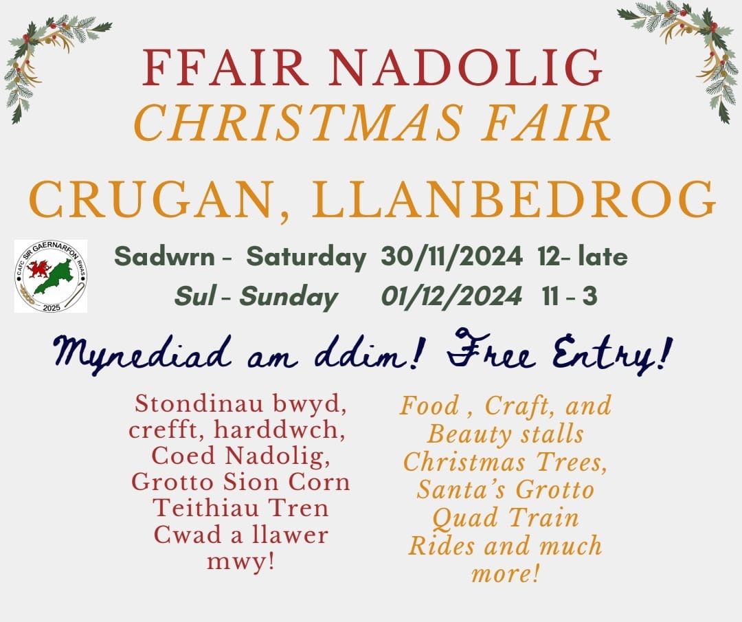 Ffair Nadolig Crugan Christmas Fair - Llanbedrog