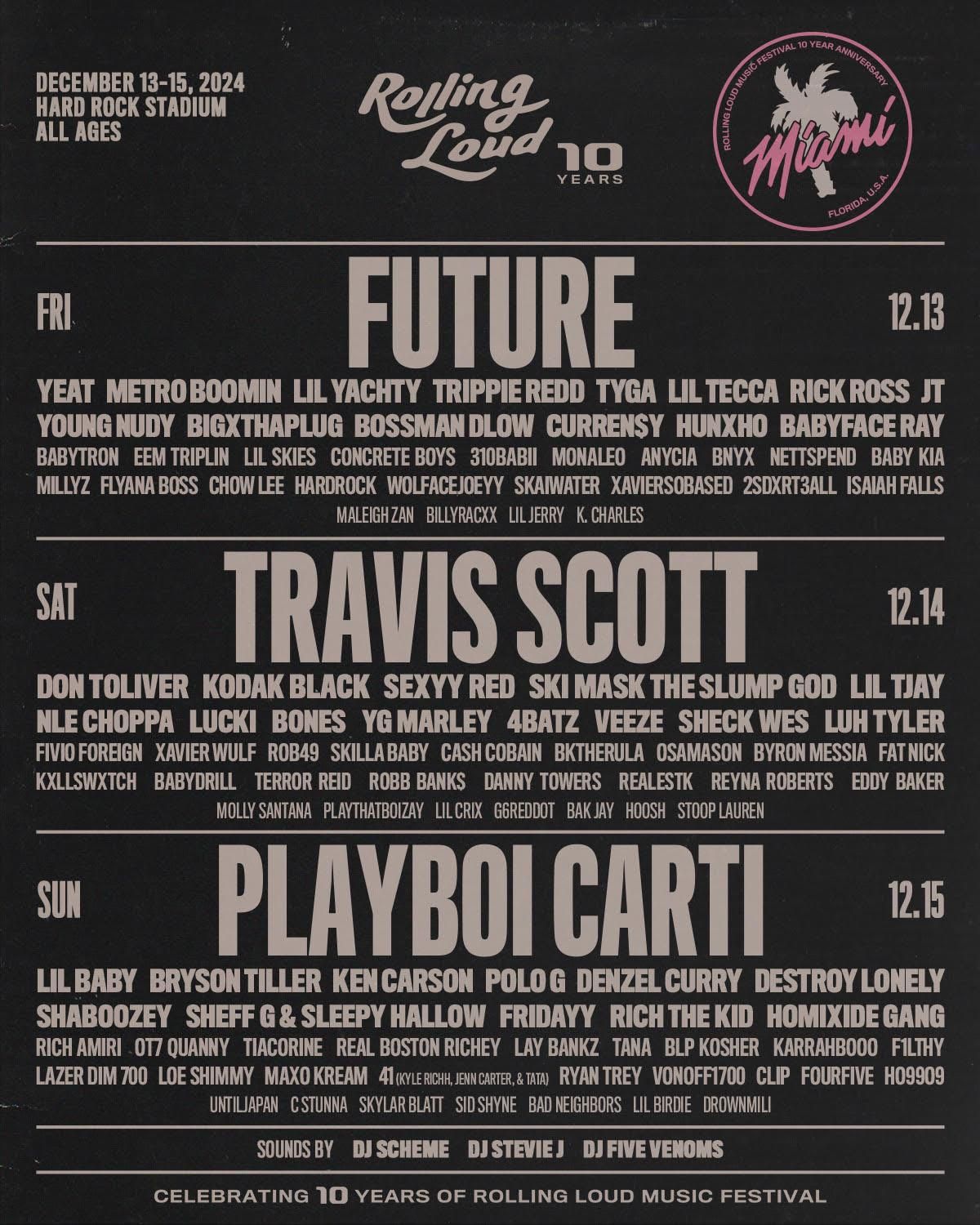 2024 Rolling Loud Festival - Sunday at Hard Rock Stadium