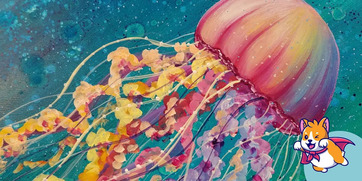 School Holidays | Winter : Paint your first Jellyfish with Studio Vino