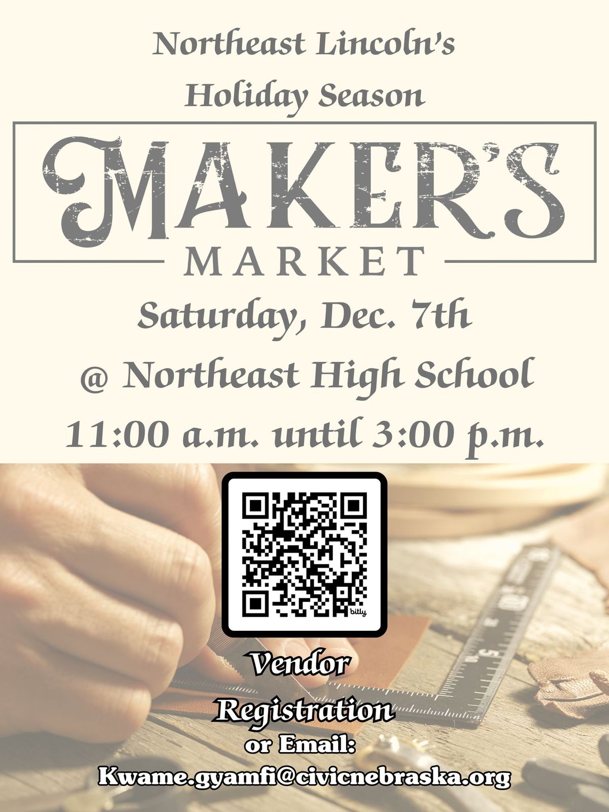 Northeast Lincoln's Holiday Season Maker's Market!