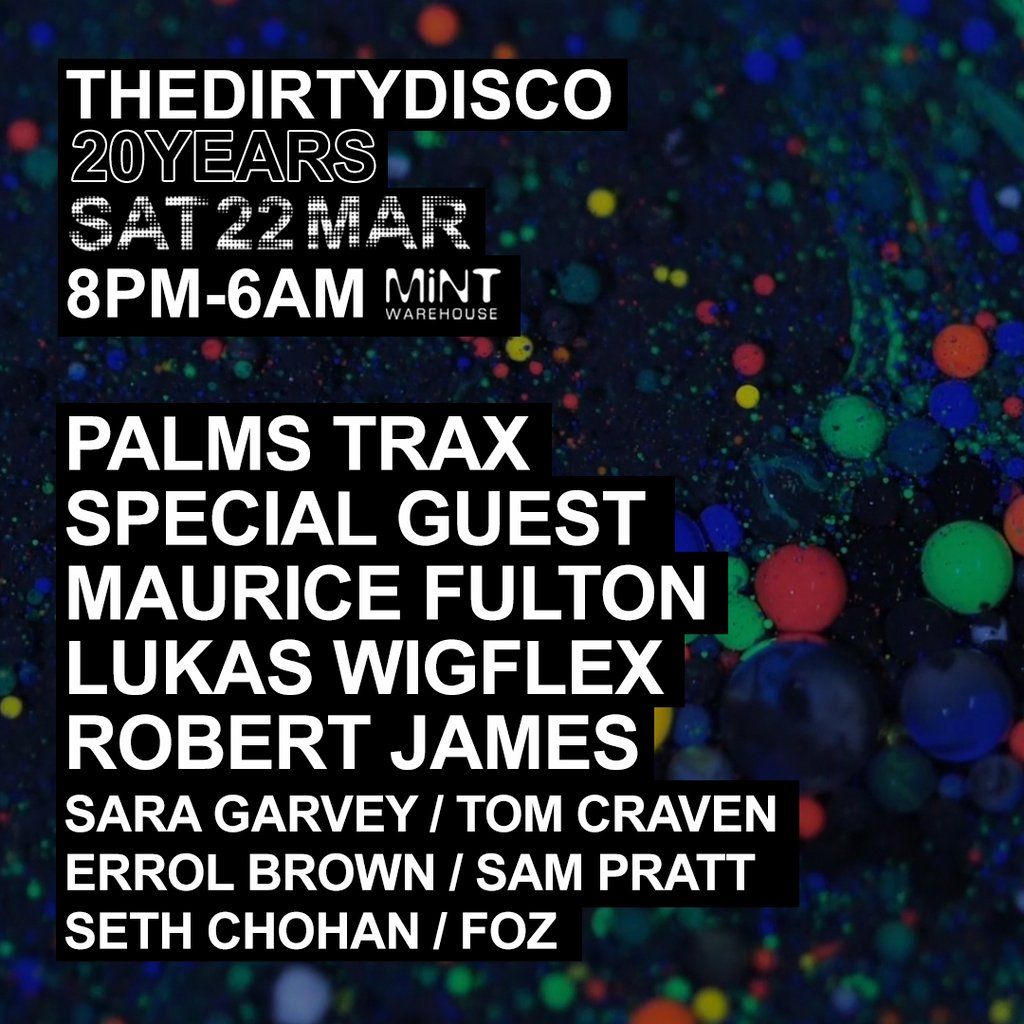 Twenty years of Dirty Disco with Palms Trax & more