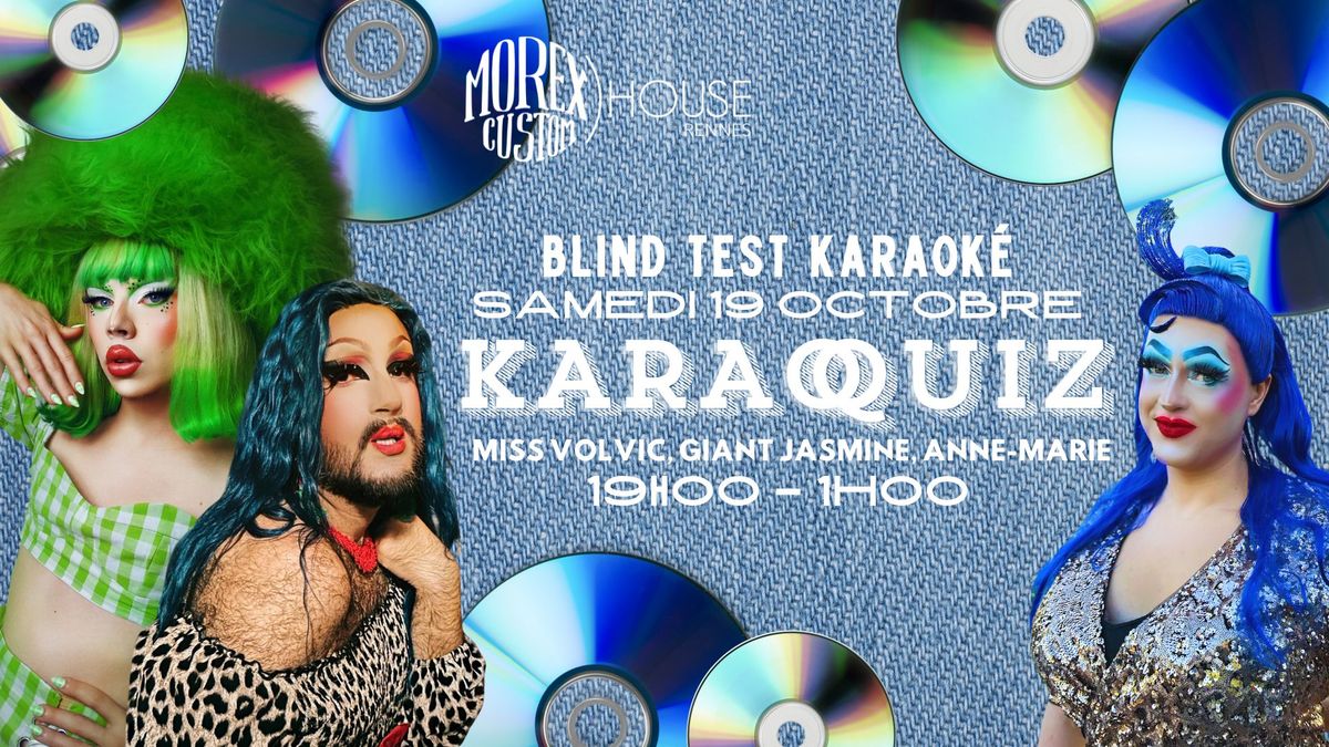 \ud83c\udfa4\ud83c\udf1fSoir\u00e9e Blind Test Karaok\u00e9 Ann\u00e9es 90\/2000 avec Drag Queens chez Morex\ud83c\udf1f\ud83c\udfa4 EDITION 2 - (GRATUIT) 