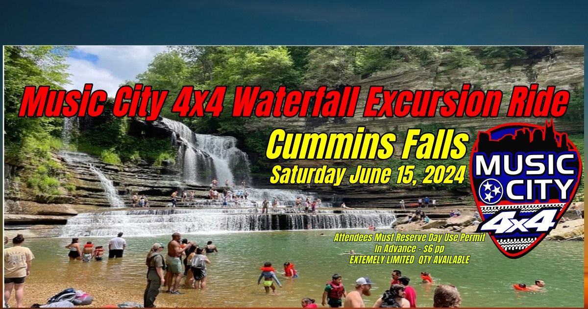 Music City 4x4 Waterfall Excursion Ride - Cummins Falls