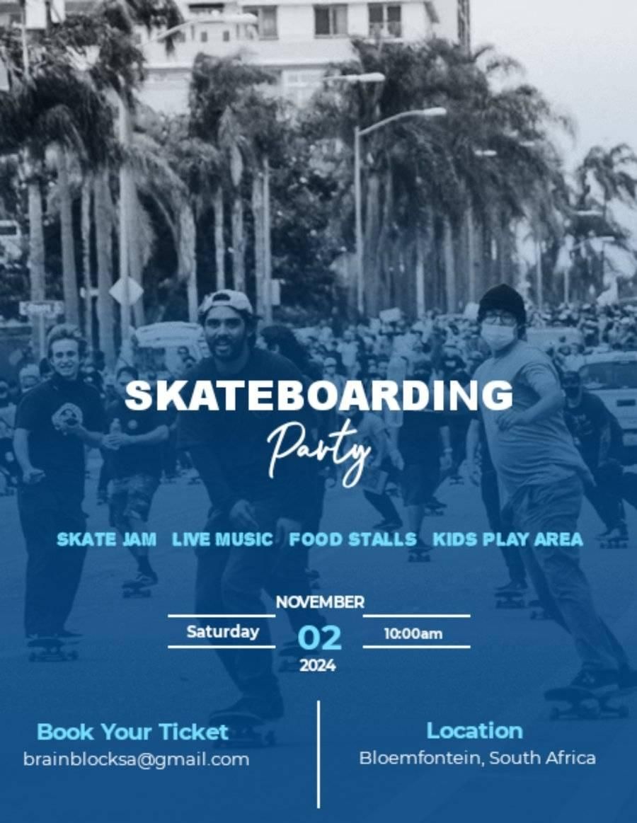 Skateboarding Charity Party 