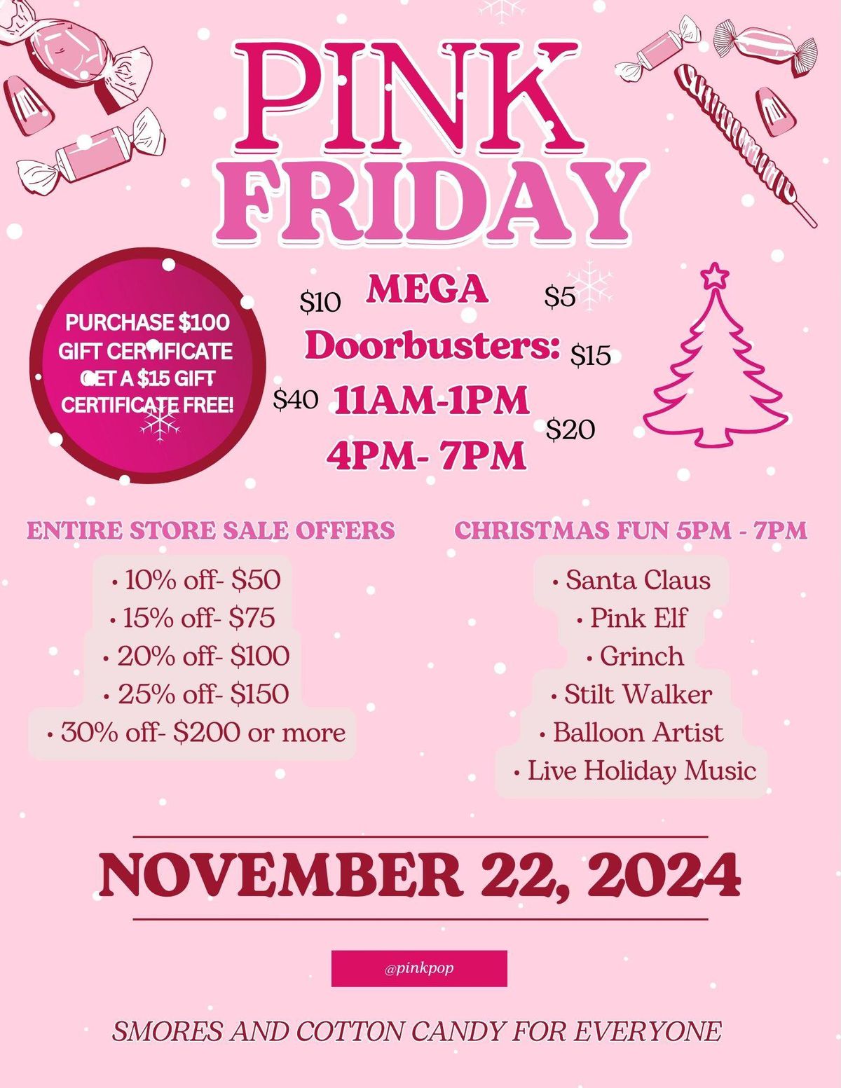 Pink Friday SALE