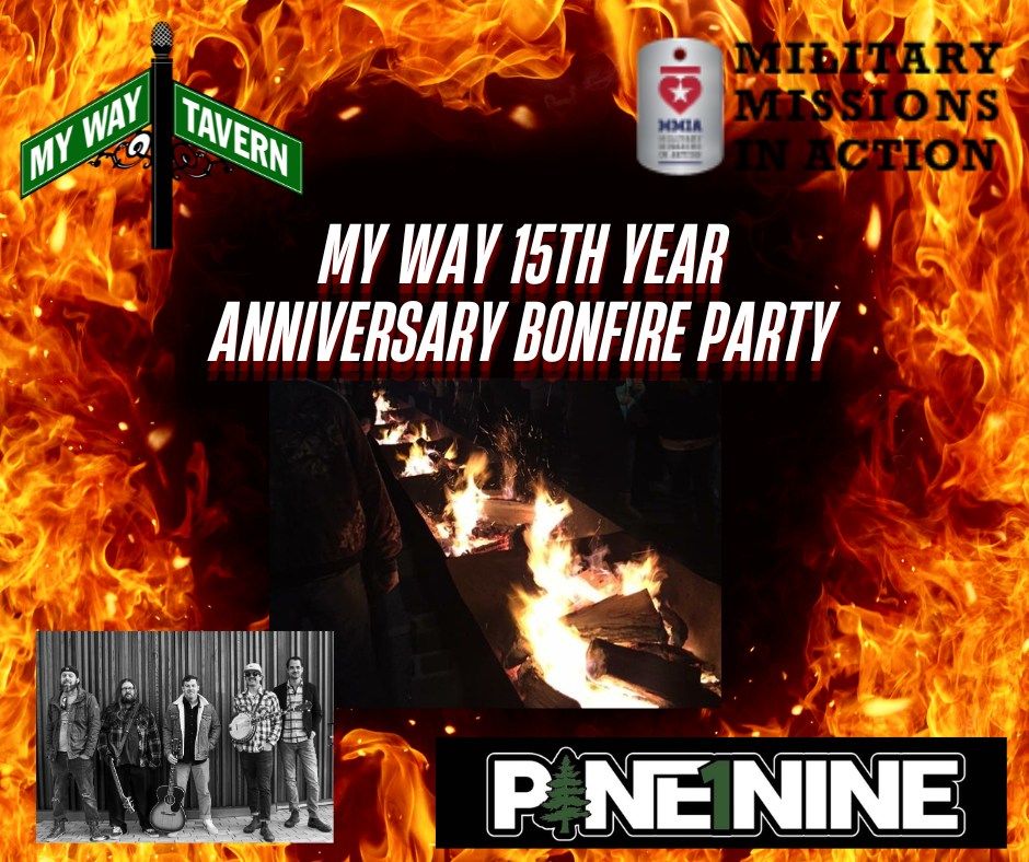 15th Anniversary Bonfire Party & Cornhole Tourney