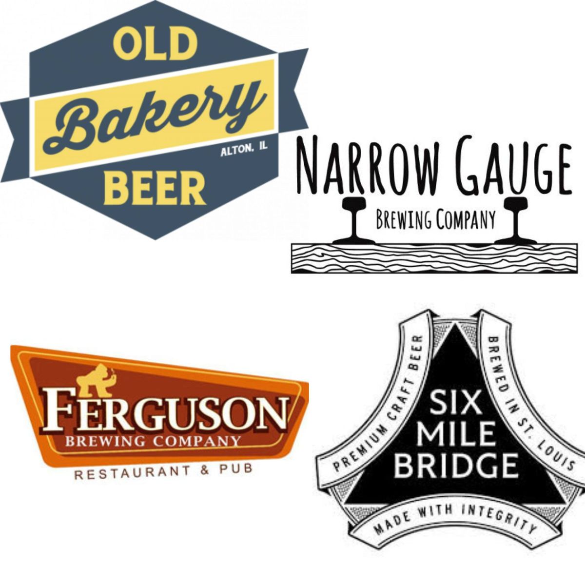 BrewHop STL - Six Mile \/ Ferguson \/ Narrow Gauge and Old Bakery Brewery