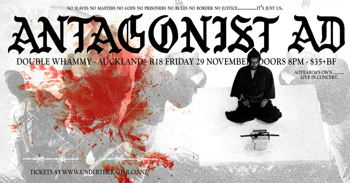 Antagonist A.D. - Double Whammy, Auckland T\u0101maki Makaurau