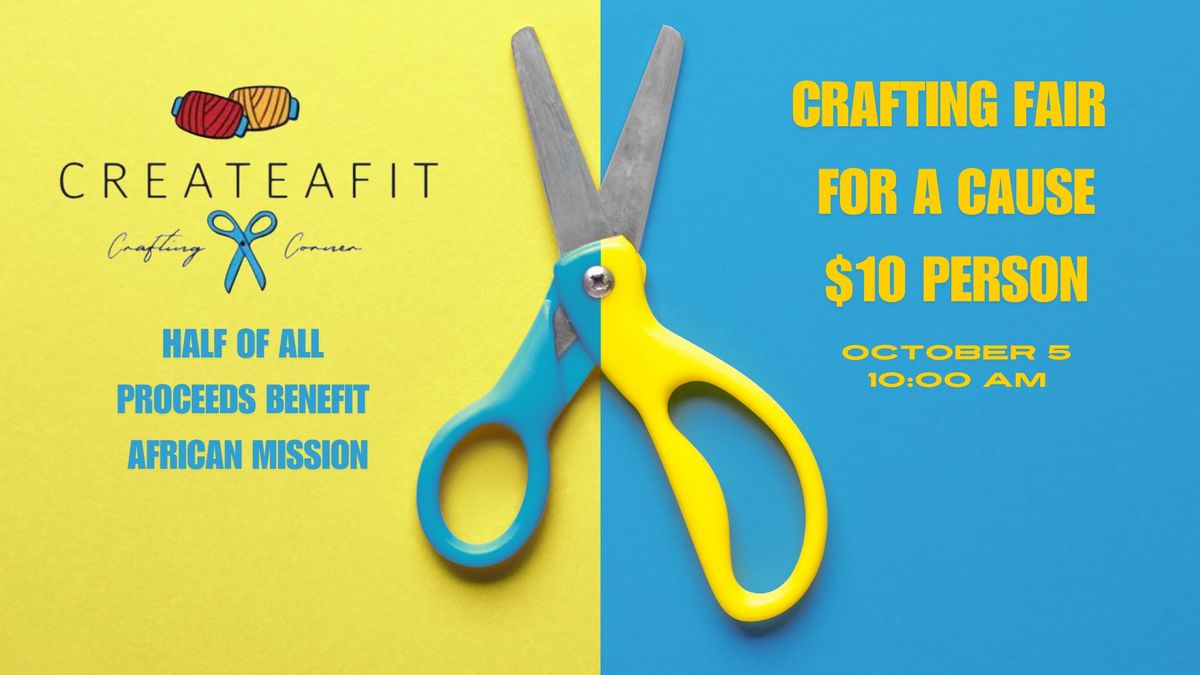 CRAFT FAIR FOR A CAUSE! 