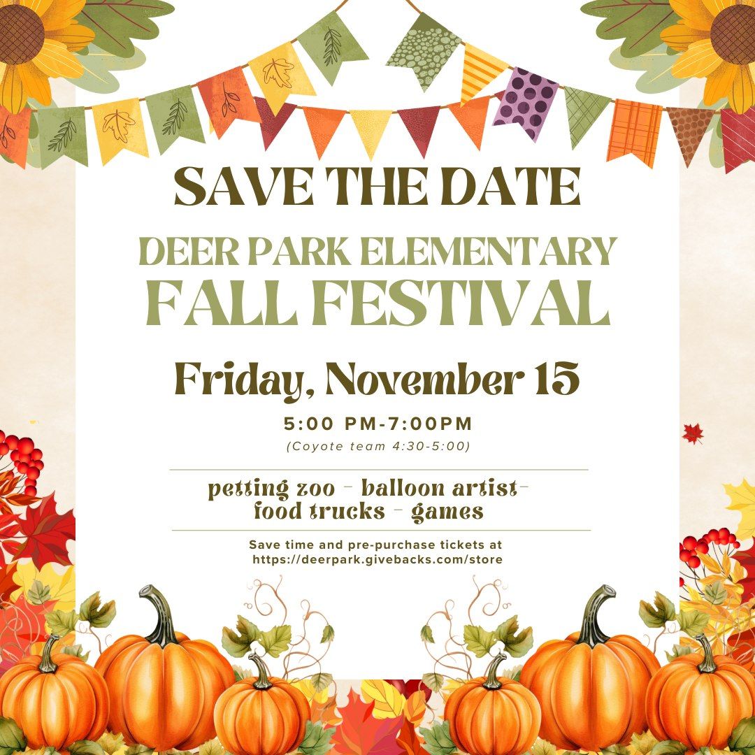 Deer Park Elementary Fall Festival 