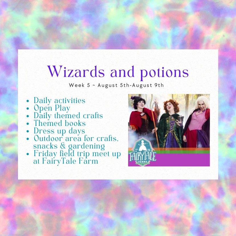 Summer Camp Week 5 - Wizards & Potions