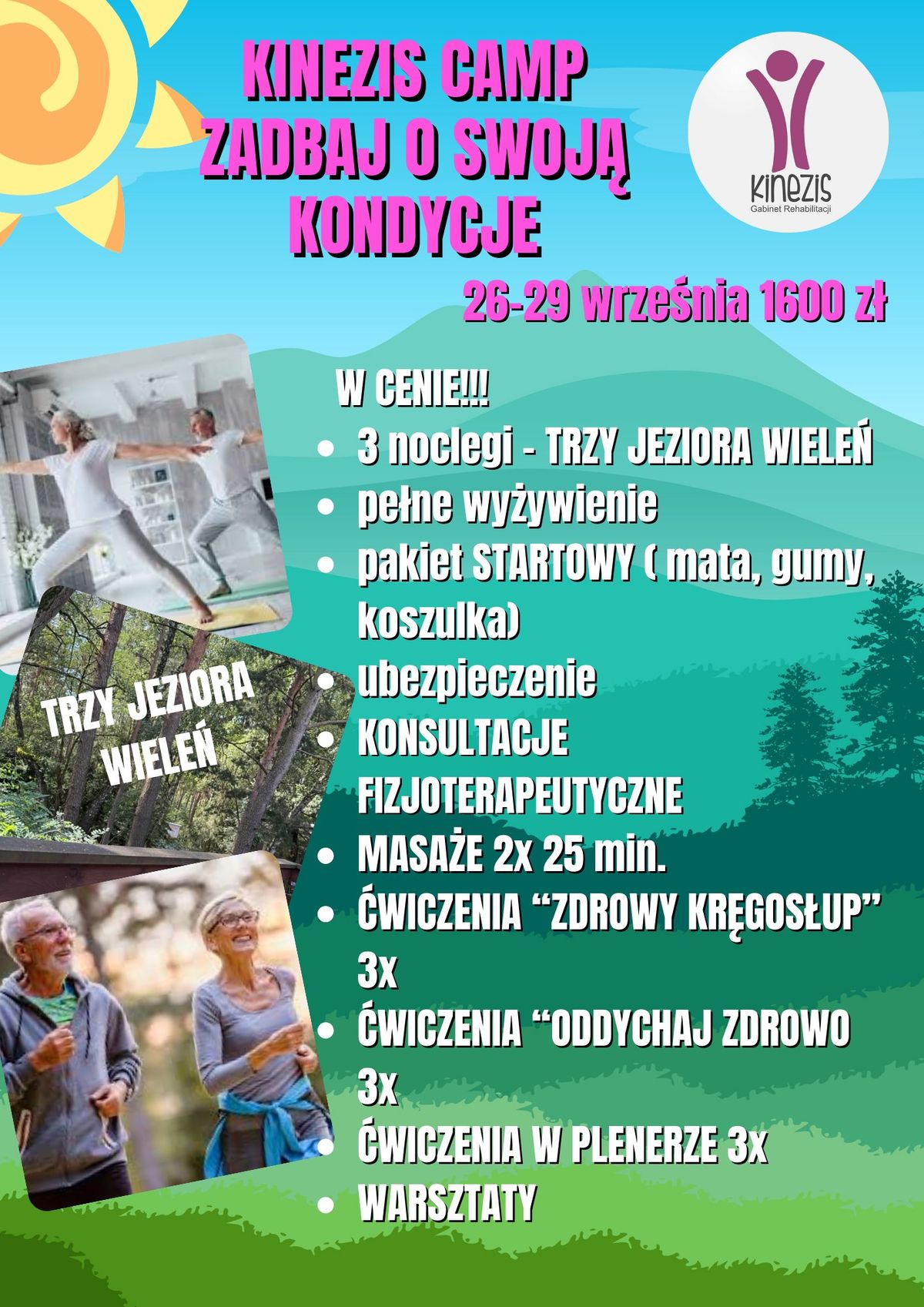 KINEZIS CAMP- zadbaj o swoj\u0105 kondycj\u0119.