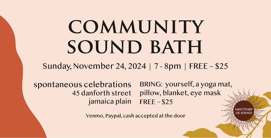 Community Sound Bath