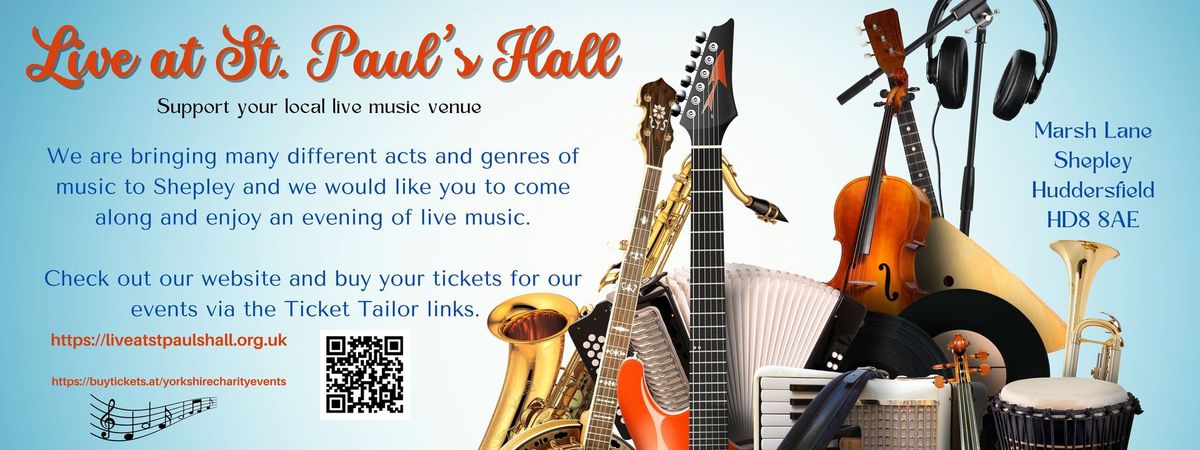 St. Paul's Hall - Monthly Sunday Folk Club