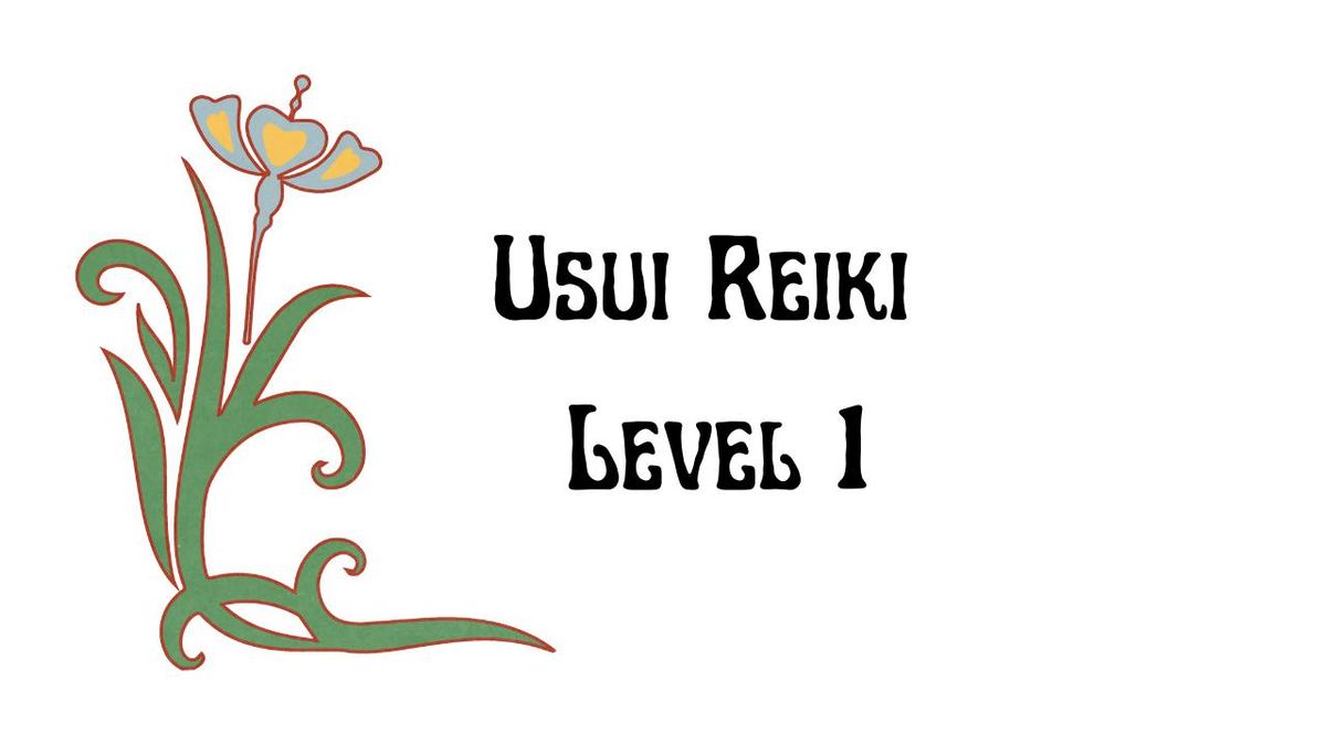 Usui Reiki Level 1 for Beginners