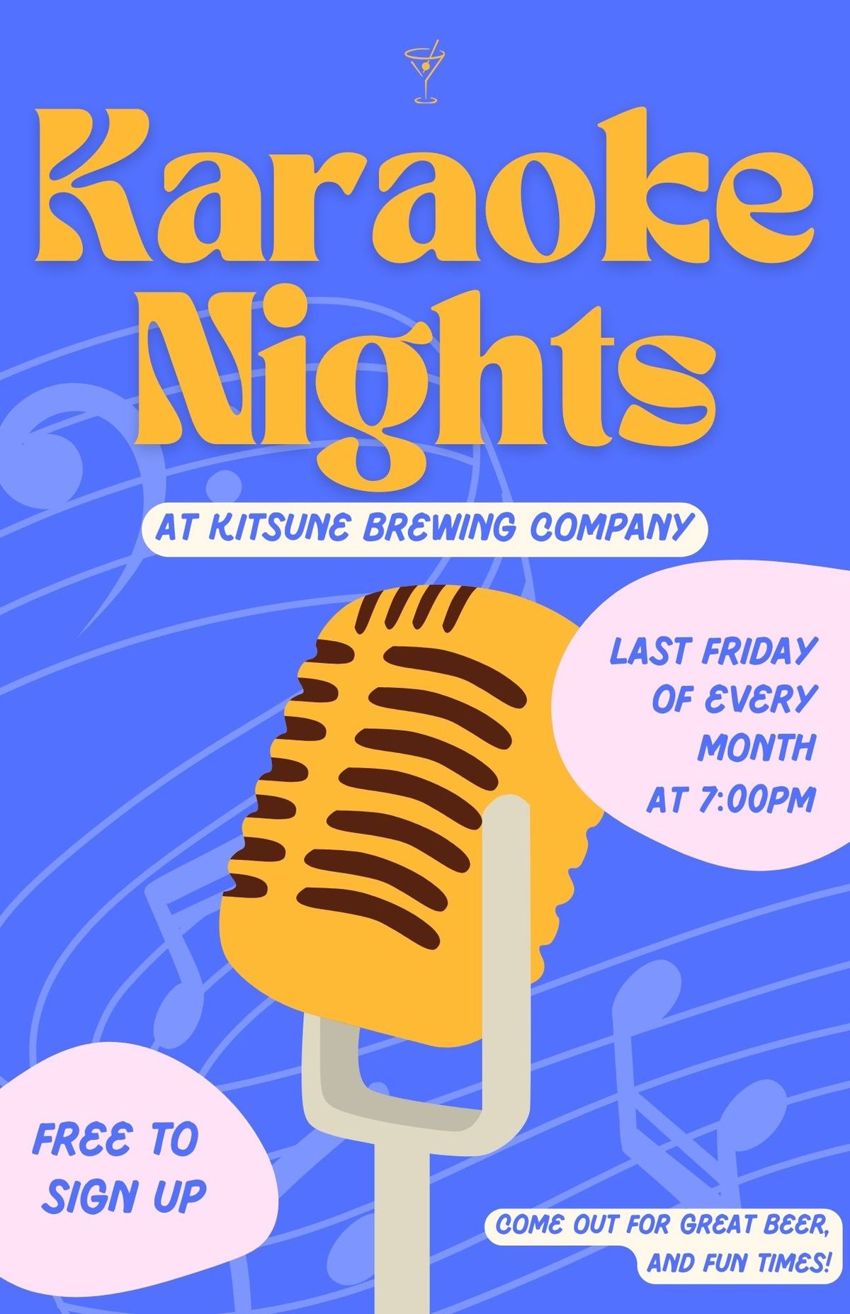 Karaoke at Kitsune (Last Friday of the Month)