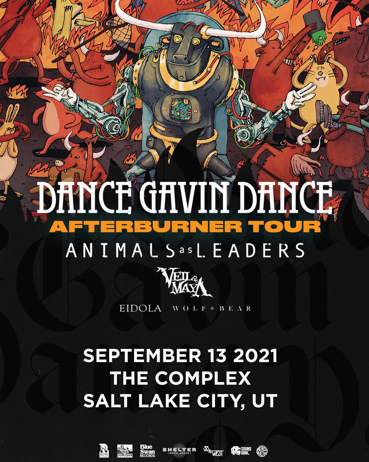 Dance Gavin Dance - Afterburner Tour