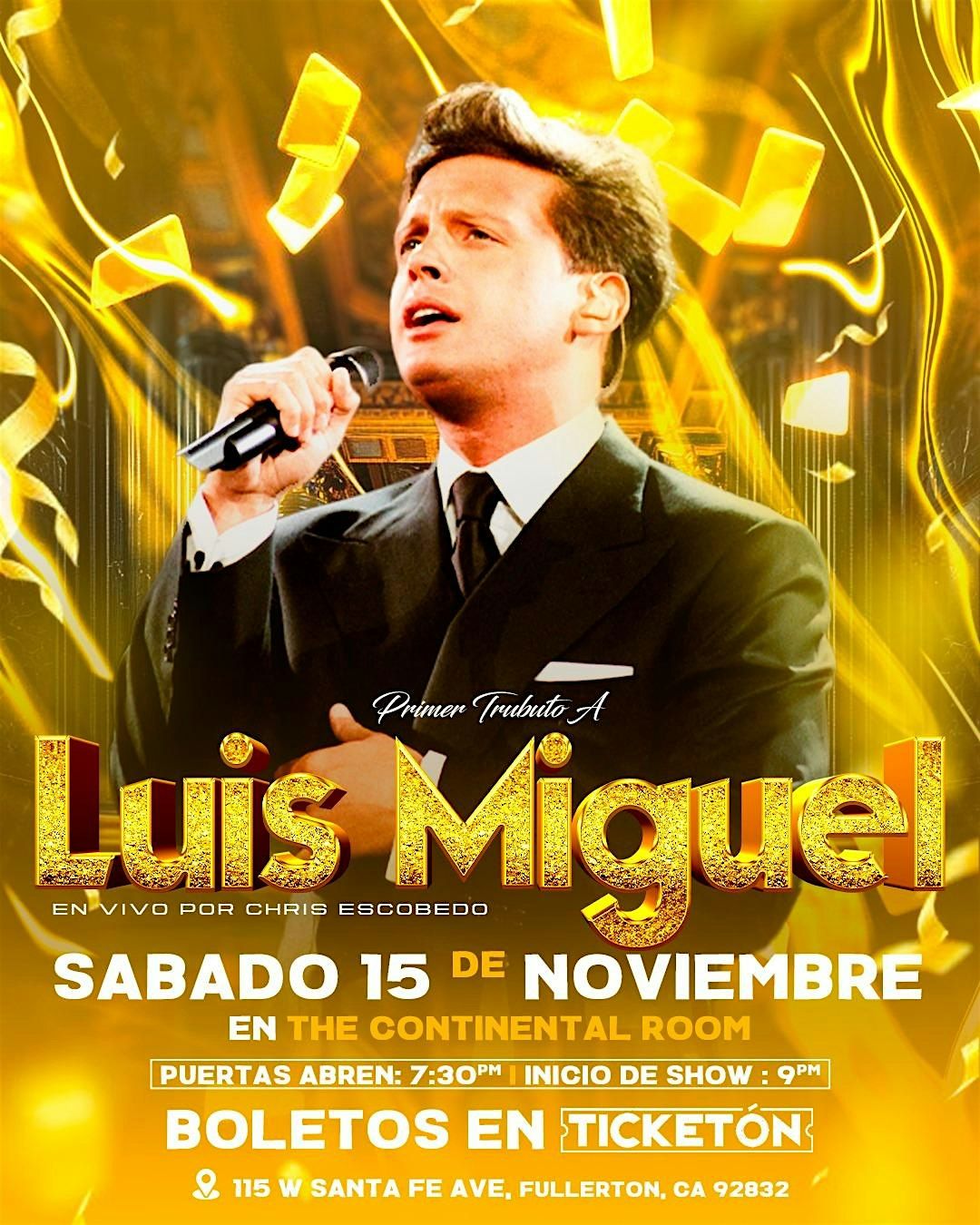 PREMIERE TRIBUTO A LUIS MIGUEL