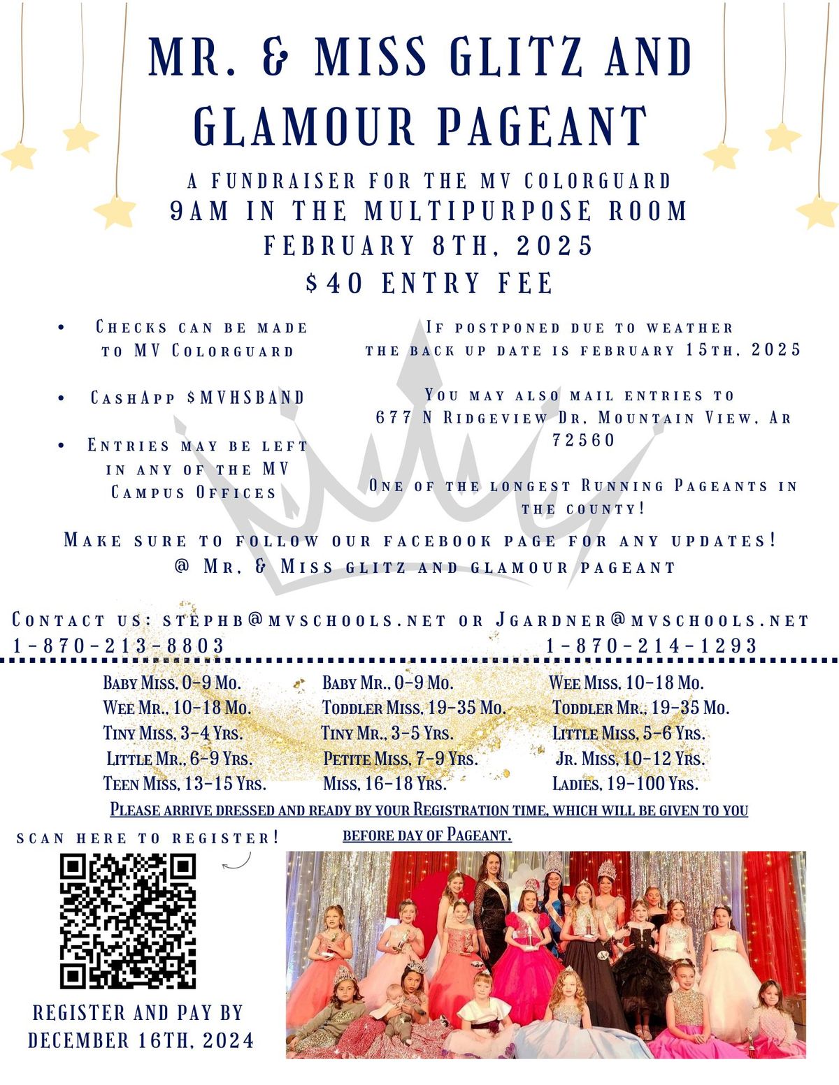 Mr. & Miss Glitz and Glamour Pageant