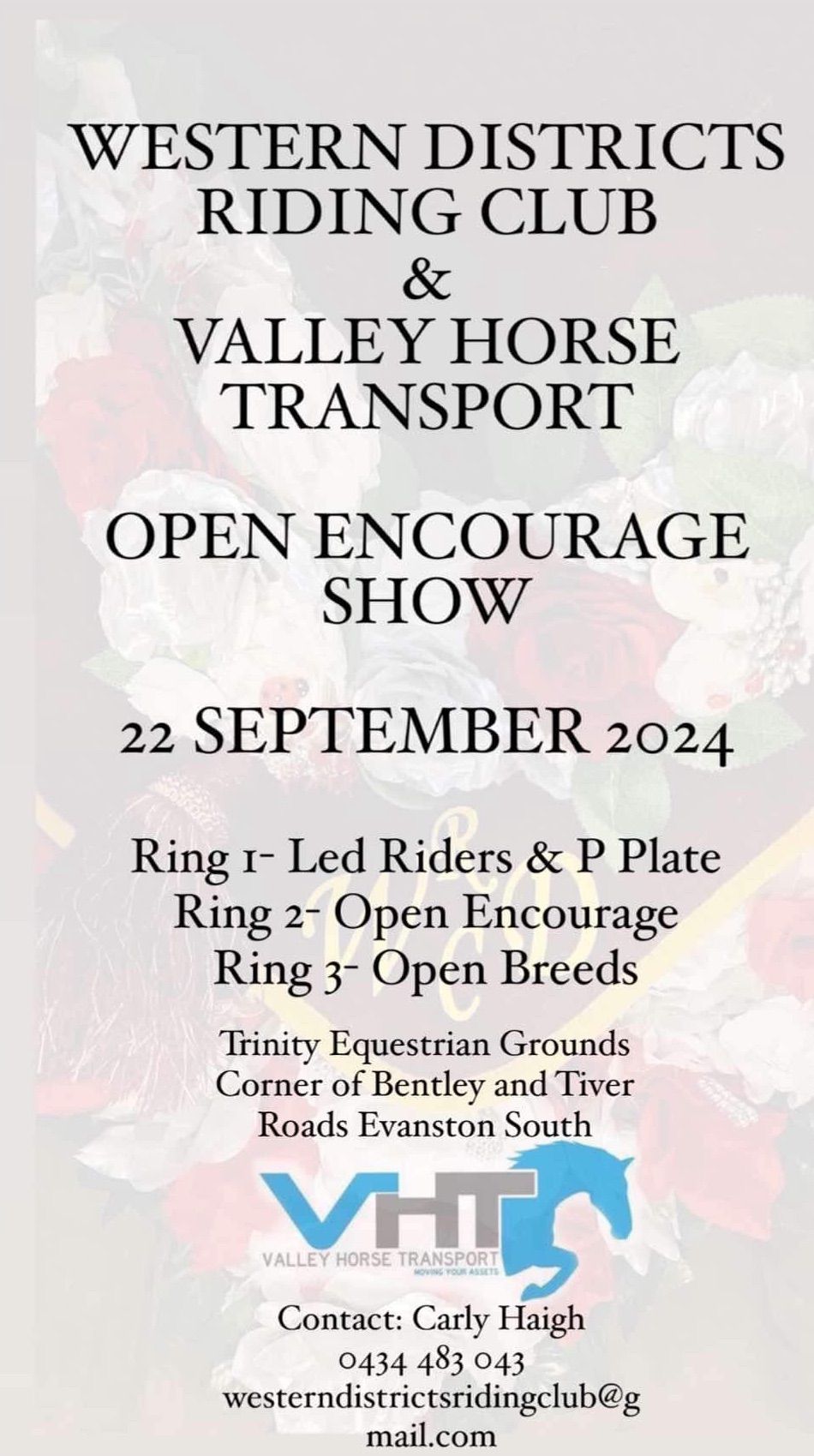 Western Districts Riding Club & Valley Horse Transport Encouragement Show 