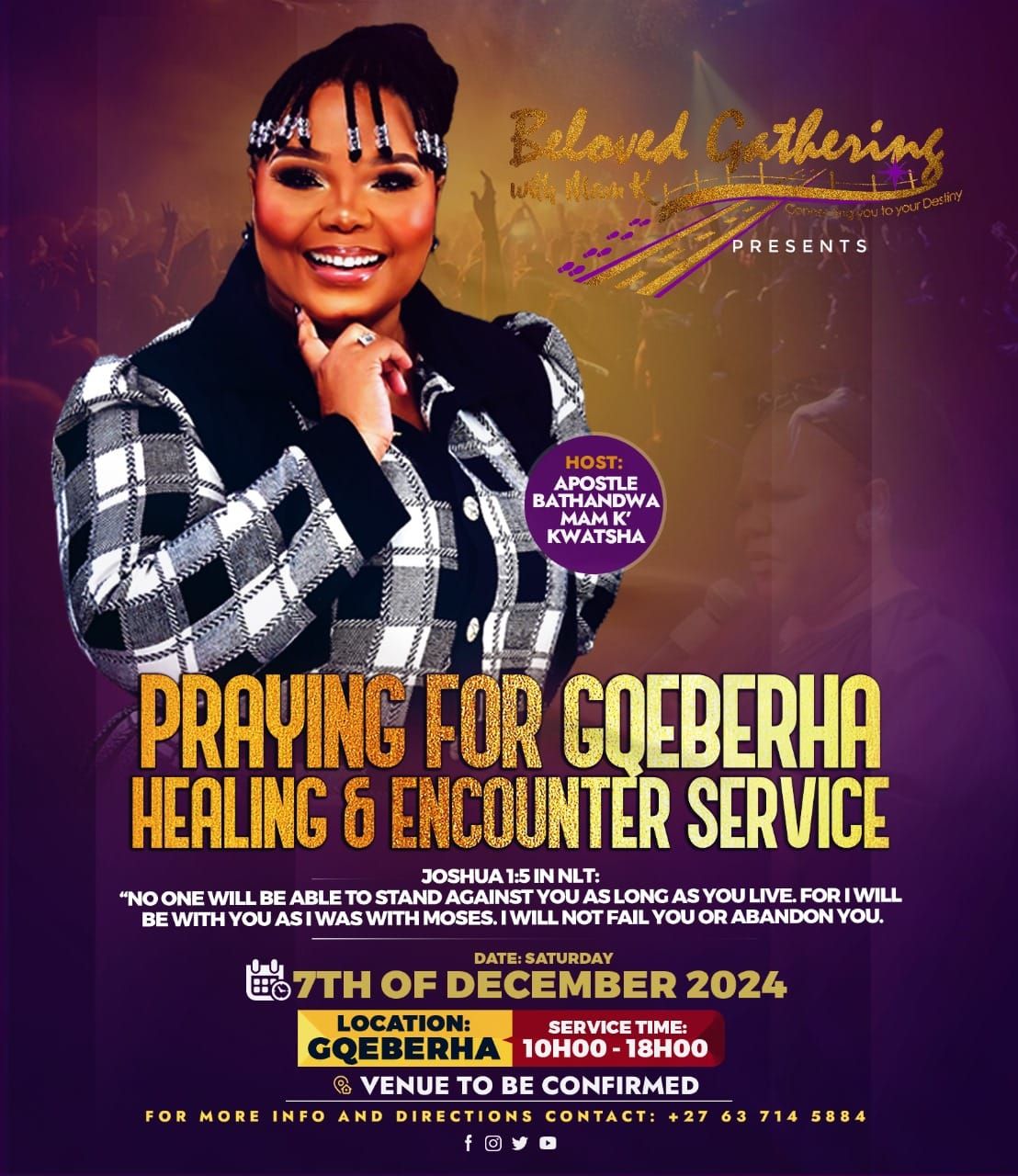 PRAYING FOR GQEBERHA "Healing & Encounter Service"